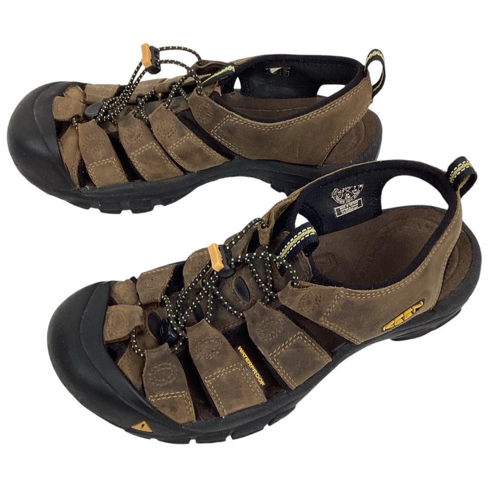 Keen Newport H2 Leather Waterproof Sandals Brown - Picture 2 of 12
